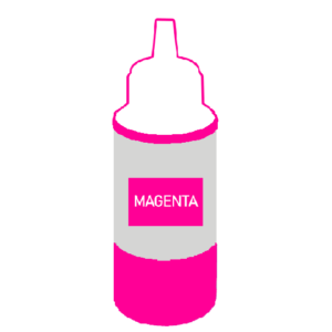 TINTA ALTERNATIVA PARA HP GT51 MAGENTA (100ml)-INKTEC-