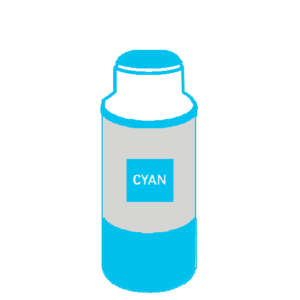 TINTA T664 CYAN (100ml) - INKTEC-